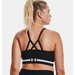 Biustonosz sportowy damski Seamless Low Long Under Armour - czarny