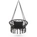 Huśtawka bocianie gniazdo boho XXL Luna Outtec - black