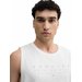 Bezrękawnik, tank top męski 4FSS23TTSHM368 4F - biała