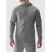 Bluza męska TFSWM403 4F - szary melanż