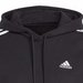 Bluza damska Essentials 3-Stripes French Terry Crop Hoodie Adidas - czarna