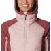 Kurtka damska Powder Lite Hybrid Hooded Columbia - Dusty Pink, Beetroot
