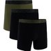 Bokserki męskie Performance Cotton 6" 3pary Under Armour - czarny/zielony