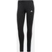 Legginsy damskie Loungewear Essentials 3-Stripes Adidas - czarne