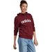 Bluza damska Essentials Linear Adidas - bordowy