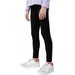 Legginsy dziewczęce 4FJAW23TTIGF093 4F - głęboka czerń