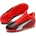 Buty piłkarskie korki One 5.3 MG Junior Puma - black/nrgy red