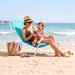 Leżak plażowy, ogrodowy Relaxo Outtec - turkusowy