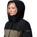 Płaszcz puchowy damski Mountain Croo III Mid Down Columbia - Stone Green, Black