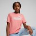 Koszulka juniorska Ess No.1 Logo Tee Puma - Pink Fruit