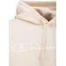 Bluza męska Tonal Script Logo French Terry Hoodie Legacy Champion - beżowa