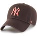 Czapka z daszkiem New York Yankees Clean Up 47 Brand - brązowy