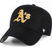 Czapka z daszkiem MLB Oakland Athletics '47 MVP 47 Brand - czarna/złota