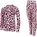 Bielizna termoaktywna juniorska Pow II Baselayer Set Dare2B - dusty rose cheetah print