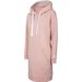 Sukienka dresowa damska H4Z20 SUDD011 4F - jasny róż