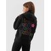 Bluza dziewczęca 4FJAW23TSWSF645 4F - głęboka czerń