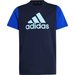 Koszulka juniorska Essentials Big Logo Adidas - granatowo-niebieska