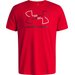 Koszulka męska Foundation Update Under Armour - Red/White/Black