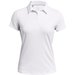 Koszulka damska polo Playoff SS Polo Under Armour - White/Halo Gray