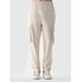 Spodnie dresowe męskie TTROM0990 4F - kremowy