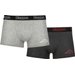 Bokserki męskie Boxershorts 2 pary Kappa - light grey/dark grey