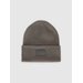 Czapka beanie U0857 4F - ciemny szary melanż