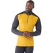 Bluza męska Classic Thermal Merino Base Layer 1/4 Zip SmartWool - żółty/szary