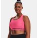 Biustonosz sportowy damski Crossback Mid Bra Under Armour - pink