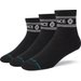 Skarpety Vital Quarter 3 pary Stance - czarne