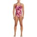 Strój kąpielowy damski Cutout One Piece Nike Swim - różowy