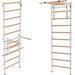 Drabinka gimnastyczna 240x80 cm z drążkiem do ćwiczeń EH-DG05 + DA31 Endorfit - biała