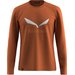 Longsleeve męski Solidlogo Dry Salewa - bombay brown