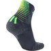 Skarpety Run Fit UYN - Anthracite/Green Lime