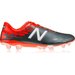Buty piłkarskie korki Visaro 2.0 Control FG New Balance - pomarańczowo-srebrne