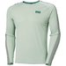 Longsleeve termoaktywny męski Lifa Active Stripe Crew Helly Hansen - Green Mist