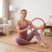 Obręcz do pilatesu, jogi Flow Gymtek - różowa