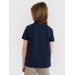 Koszulka chłopięca polo TPTSU513 4F - granat