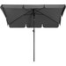 Parasol ogrodowy prostokątny Recto 125x200cm Luverno - szary