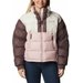 Kurtka puchowa damska Pike Lake II Cropped Columbia - Dusty Pink, Chalk, Basalt