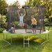 Trampolina Pumpkin 366cm 12ft Outtec - czarna