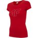 Koszulka damska H4Z22 TSD353 4F - czerwona