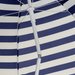 Parasol ogrodowy, plażowy, łamany Outtec - ciemny granat/paski