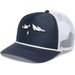 Czapka z daszkiem Flat Bill Trucker Black Diamond - Charcoal-White Mountainscape