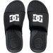 Klapki Bolsa DC Shoes - czarno-białe