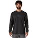 Longsleeve męski Berm Logo Responsibili-Tee Patagonia - Black