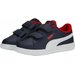 Buty Smash 3.0 L V PS Jr Puma - granatowe
