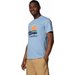 Koszulka męska Path Lake Graphic Tee Columbia - Ripple Blue, Peaceful Perspective