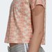 Koszulka damska Brand Love Cropped Tee Adidas - peach