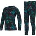 Bielizna termoaktywna juniorska Thermal Dare2B - czarny/kwiaty