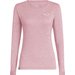 Longsleeve damski Puez Melange Dry'Ton Salewa - pink zyphyr melange